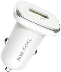 BOROFONE Încărcător auto Borofone quick charge 3.0 - Alb KP27938