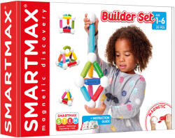 Smart Games SmartMax My First Builder Set, Set magnetic 20 piese, 1-6 ani (SMX321)