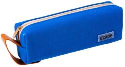 ECADA Penar Tip Borseta Ecada cu Fermoar, Dimensiuni 21.5x4.5x6.5 cm, Material Poliester, Culoare Albastru (6425871060795) Penar