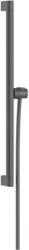 Hansgrohe Unica - Bară de duș 66 cm, cu furtun de duș, crom negru periat 24404340 (24404340)