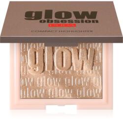 PUPA Milano Glow Obsession Pudra compacta ce ofera luminozitate culoare 100 - Light Gold 6 g