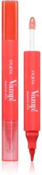 PUPA Vamp! Lip Marker Duo repara buzele stralucitor culoare 009 Jelly Coral 1.4 ml