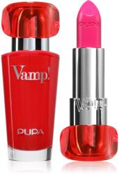 PUPA Vamp! Luminous Lipstick ruj pentru buze culoare 203 Fuchsia Addicted 3.5 g