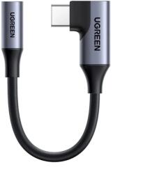 UGREEN CM991 USB-C-3, 5 mm-es jack audioadapter, fekete
