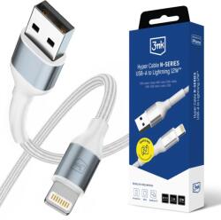 3mk Protection 3mk Hyper Cable N-SERIES USB-A-Lightning kábel 1 m, fehér