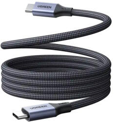 UGREEN L537 USB-C PD 240 W-os kábel, 0, 5 m (szürke) (85529)