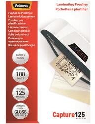 Fellowes 65x95 mm fényes lamináló fólia, 125 mikron (100db) (IFW53067)
