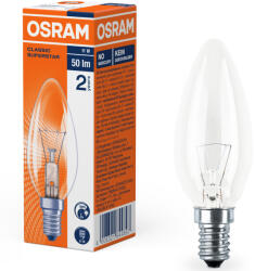 OSRAM E14 izzó 11W, 50 lm, 2700 K, melegfehér, üveg -Classic B (4008321844897)