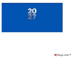 DAYLINER Zsebnaptár, fekvő elrendezésű, DAYLINER, „Pannon, kék (NPZSKU)
