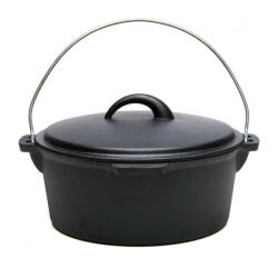 Heinner Ceaun cu Capac Heinner HR-UNS-SS53 Fonta Pura 5.3L 25x10CM Negru (HR-UNS-SS53)