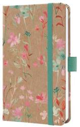 Sigel Naptár, A6, heti, 2027, kemény borító, SIGEL „Jolie, Green Floral Serenity (SI7J806)