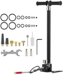 VEVOR Pompa manuala VEVOR DQT-4H07, 4 trepte, presiune maxima 40 MPa, cu manometru, neagra (66740463)