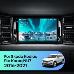  Autó navigáció Teyes CC4 Skoda Kodiaq 2017-2021 6+128GB 9.5" QLED Octa-core 2.7Ghz, Android 4G Bluetooth 5.1 DSP - B változat