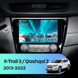  Autó navigáció Teyes CC4 Nissan Qashqai 2 J11 2013-2017 6+64GB 10.36" QLED Octa-core 2.7Ghz, Android 4G Bluetooth 5.1 DSP - B változat