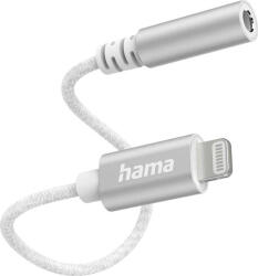 Hama Adaptor audio HAMA 201523, Lightning - Jack 3.5mm, alb (4047443486509)