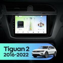  Autós navigáció Teyes CC4L DTS Volkswagen Tiguan 2 2016-2023 6+64GB 10.2" QLED Qualcomm 2Ghz, Android 4G Bluetooth 5.1 DSP - A változat
