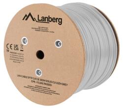 Lanberg Cablu de perete din cupru Lanberg Cat. 5E S/FTP, 305 m, LSZH, AWG24, 100 MHz, Dca, gri CPR LCS5L-11CU-0305-S (LCS5L-11CU-0305-S)