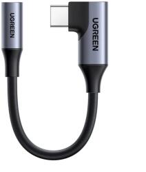 UGREEN CM991 USB-C - 3.5mm Jack Audio Adapter Fekete 10cm 95589 (95589)