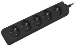 Lanberg PS0-05E-0150-BK 1, 5 m negru 5X 230 V prelungitor (PS0-05E-0150-BK)