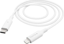 Hama Cablu date HAMA 201598, USB-C - Lightning, 1m, alb (4047443486066)