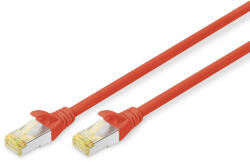 ASSMANN Cablu patch DIGITUS DK-1644-A-020/R Cat. 6A S/FTP LSZH, 2 m, roșu