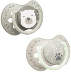 LOVI Mini nyugtató cumi Buddy Bear 0-2 hónapos 2db CP22-862 (5903407228624)