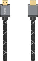 Hama Cablu HDMI HAMA 205238, 1m, 8K HDR, placat aur, negru-gri (4047443434852)