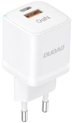 Dudao A13PRO мрежово зарядно устройство с USB+Type-C изход, 33 W, бързо зарядно, БЯЛО GP-190558 (GP-190558)