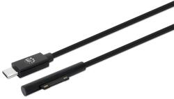 Manhattan Cablu Manhattan - Cablu Surface Connect la USB-C, 15 V/3 A, 1, 8 m, negru 353632 (353632)