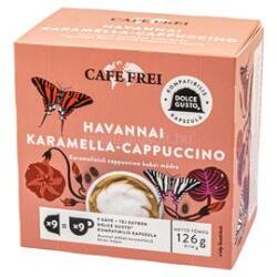 Cafe Frei Kávékapszula, Dolce Gusto kompatibilis, Havannai karamella-cappuccino 9db kapszula (CAFE_FREI_67890) (CAFE_FREI_67890)