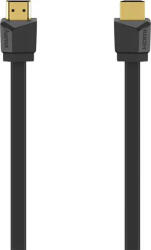 Hama Cablu HDMI Ethernet HAMA 205013, 1.5m, 4K HDR, placat aur, negru (4047443439512)