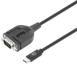 Manhattan Adaptor de cablu Manhattan - Cablu adaptor USB-C la serial DB9 / RS232, 1 m 154499 (154499)