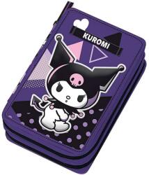 Graffiti Penar cu accesorii Graffiti Kuromi - Popart, 2 fermoare (262333) Penar