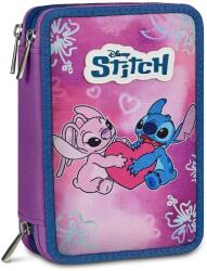 Seven Penar cu rechizite Seven - Lilo & Stitch, 3 fermoare (37966) Penar