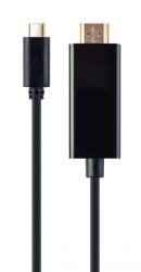 Gembird Адаптер Gembird USB-C (мъжки) към HDMI (мъжки) с кабел 4K 30 Hz, дължина 2 м, Back A-CM-HDMIM-01 (A-CM-HDMIM-01)