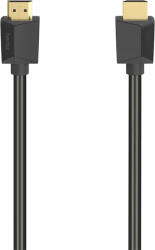 Hama Cablu HDMI Ethernet HAMA 205007, 5m, 4K HDR, placat aur, negru (4047443439390)
