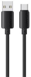 USAMS Cablu de date USAMS U98 USB - Type-C, 100 cm, NEGRU SJ786USB01 (SJ786USB01)