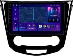  Autó navigáció MOSS M3 Nissan Qashqai 2 J11 2013-2017 4+32GB 10" QLED Octa-core 2Ghz, Android 4G Bluetooth 5.1 DSP - B változat