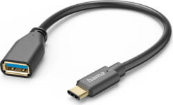 Hama Cablu adaptor OTG USB C - USB A HAMA 201605, negru (4047443487230)