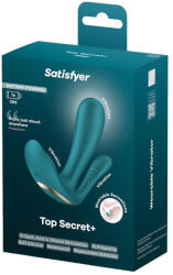 Satisfyer anál izgatók Satisfyer - Top Secret+ hárommotoros vibrátor (zöld, elemes) - szeresdmagad