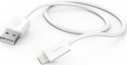 Hama Cablu date HAMA 201579, Lightning - USB-A, 1m, alb (4047443486097)