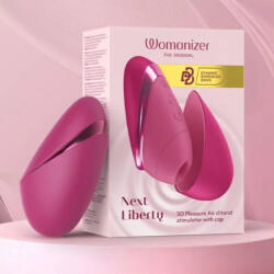 Womanizer - Next Liberty léghullámos csiklóizgató (rózsaszín) - szeresdmagad