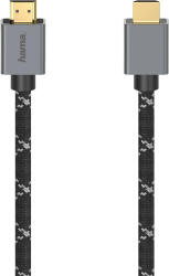 Hama Cablu HDMI HAMA 200504, 2m, 8K HDR, placat aur, gri-negru (4047443440907)