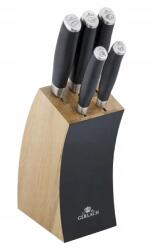 ATHEN Set de cuțite GERLACH Deco în suport negru, 5 piese (NK991A) Tacam