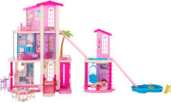 Mattel Casă de păpuși Barbie - Dreamhouse, cu 2 piscine, 2 tobogane și accesorii, 65 de piese (JKG84) Casuta papusi