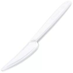  Cuțit, din plastic, de unică folosință, 18 cm, 50 buc. „Premium, alb 1020007702 (1020007702) Tacam