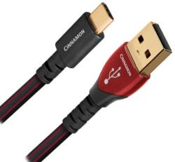 AudioQuest Cablu de date AudioQuest Cinnamon, USB-A male - USB-C 2.0 male, 1.5 m, Black (USBCIN201.5CA)