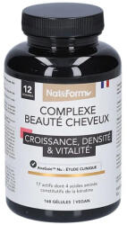 Nat&Form Complexe Beauté Cheveux - Formulă pentru păr, piele și unghii, 168 capsule, Nat&Form