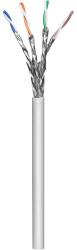Manhattan Cable - S/FTP кабелна макара за монтаж на стена (100 м, мед, 23 AWG, LSZH, сертифицирана по CPR-Dca, Cat7, сива) 704922 (704922)