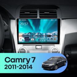  Autó navigáció Teyes CC4 Toyota Camry 7 2011-2014 6+64GB 10.36" QLED Octa-core 2.7Ghz, Android 4G Bluetooth 5.1 DSP - A verzió